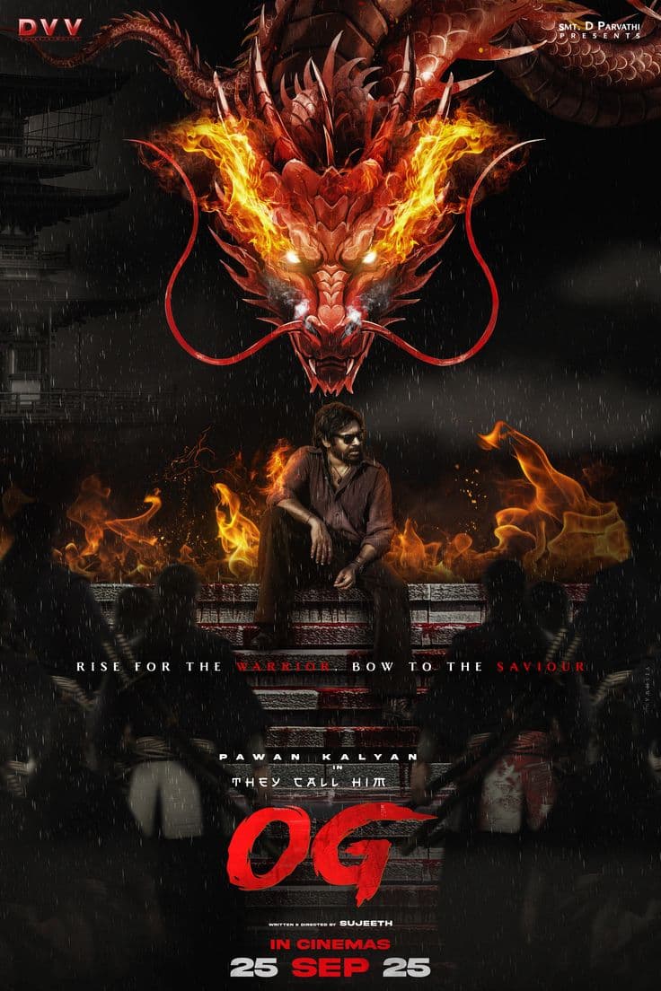 OG, Pawan Kalyan film poster 2025